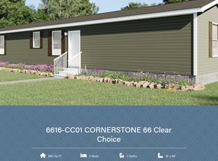 Clayton Cornerstone 66 (16x66) Plan, Timber Point Mobile Home Community, Ghent, KY 41045