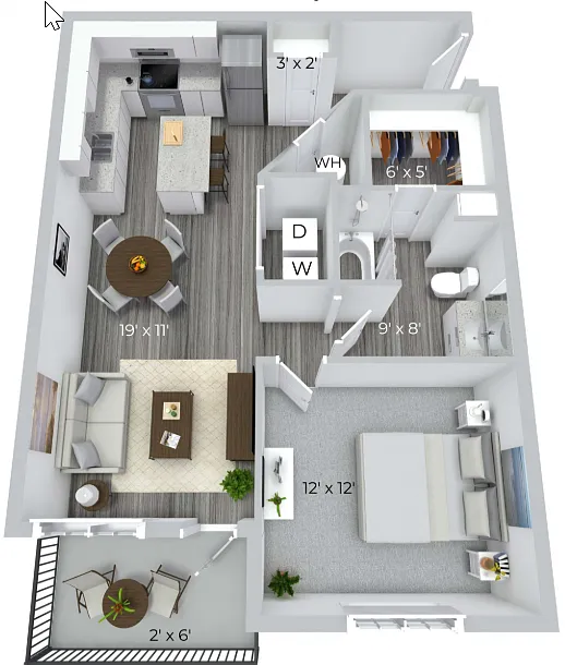 Floor plan Adams