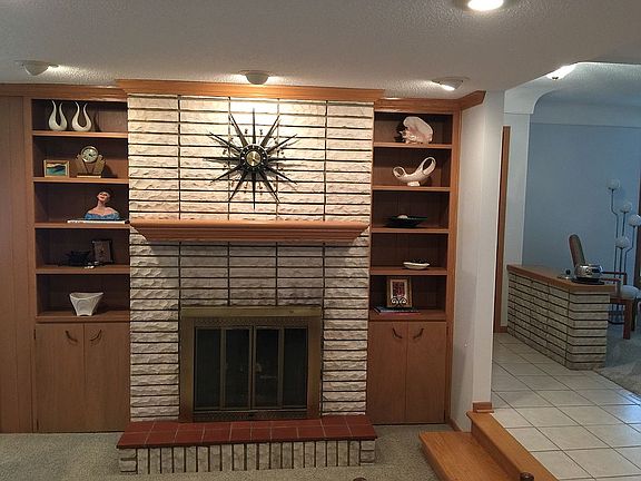 Mid Century Fire Place