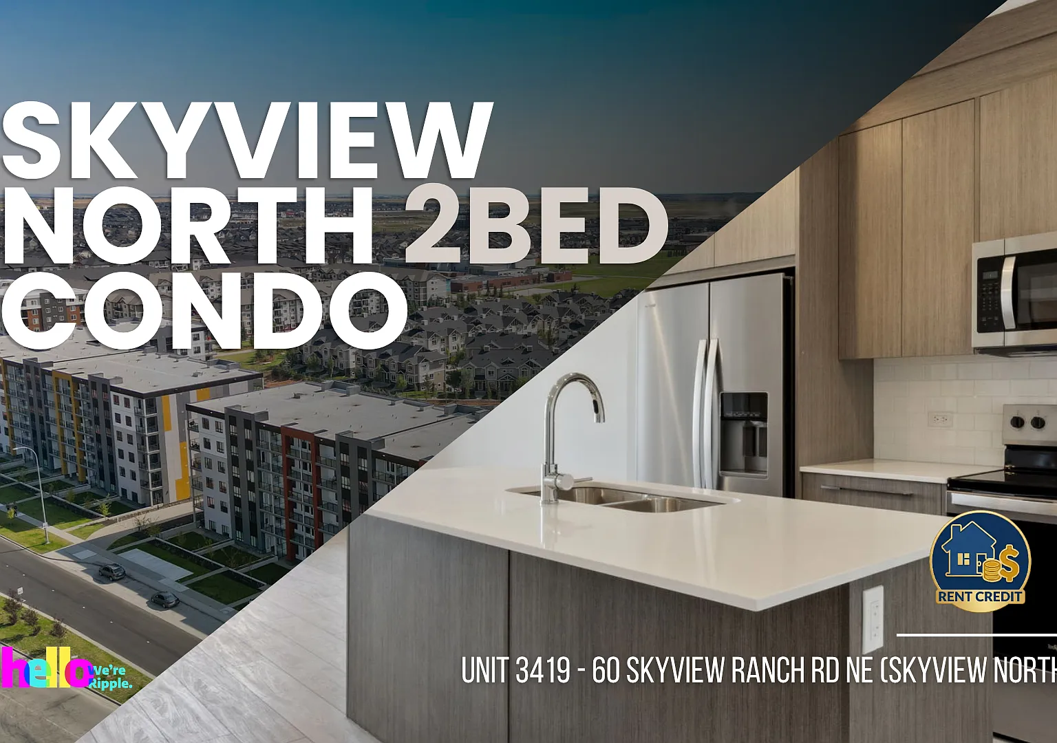 60 Skyview Ranch Rd NE (Skyview North) - Unit 3419, Calgary - Unit 3419 — Photo 1