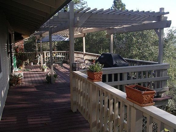 Large back deck