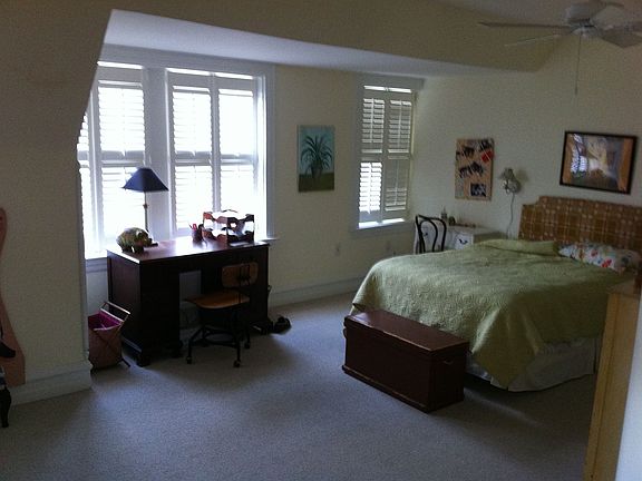 Bedroom with Custom Shutters