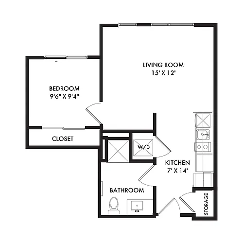 Floor plan Basecamp A1