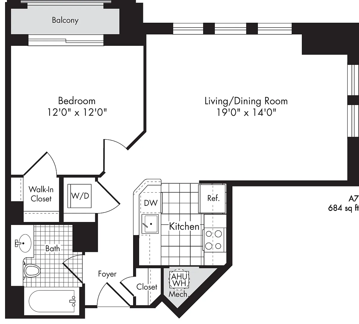 Floor plan A7