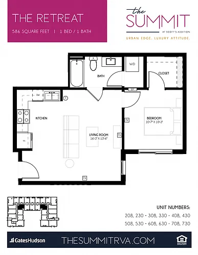 Floor plan The Retreat