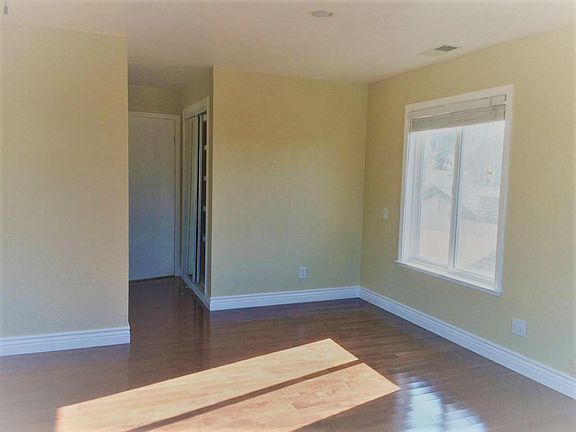 view of the room looking towards private door