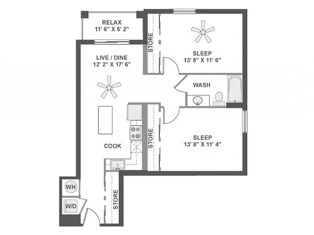 Floor plan B4