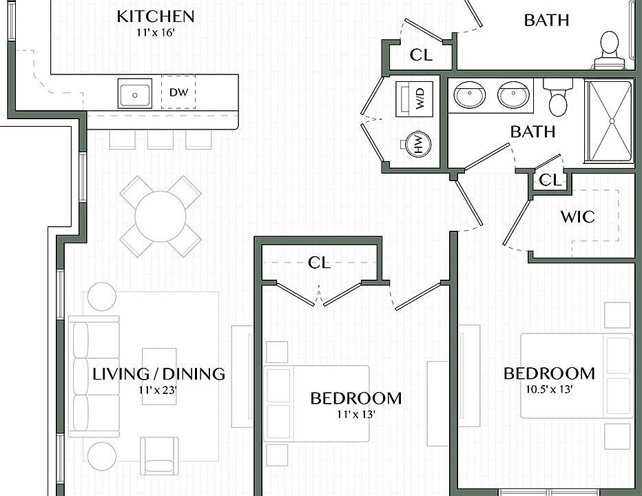 E Line Floor Plan