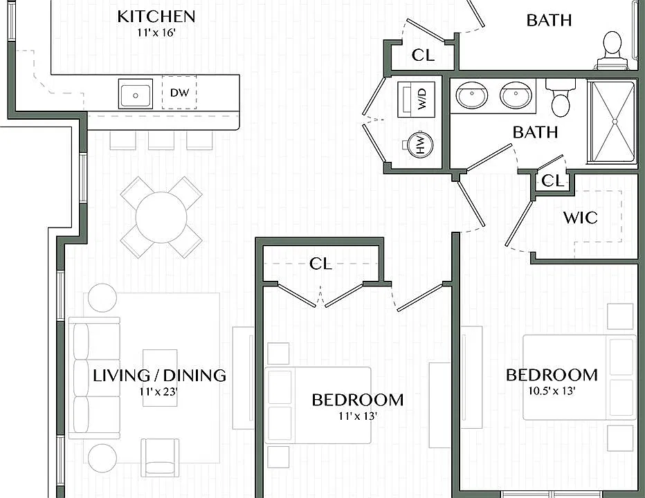 E Line Floor Plan