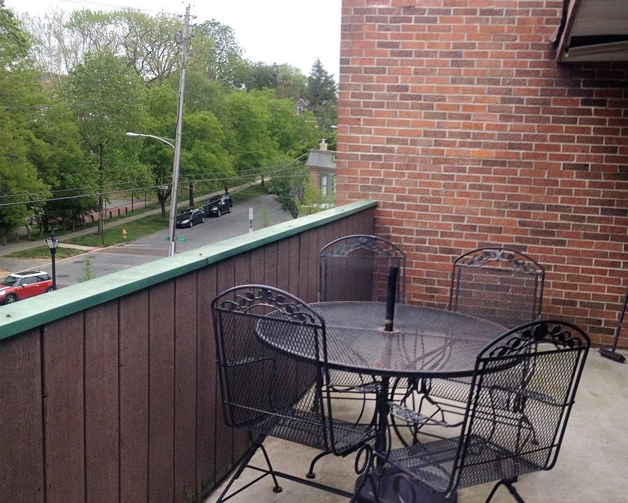 Balcony connected to the master bedroom.