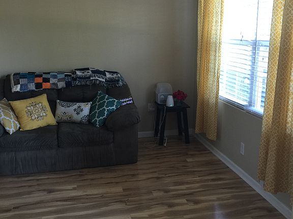 Large windows in living room