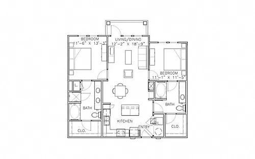 Floor plan St. Martin