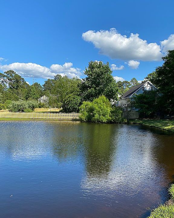 Backyard from across pond