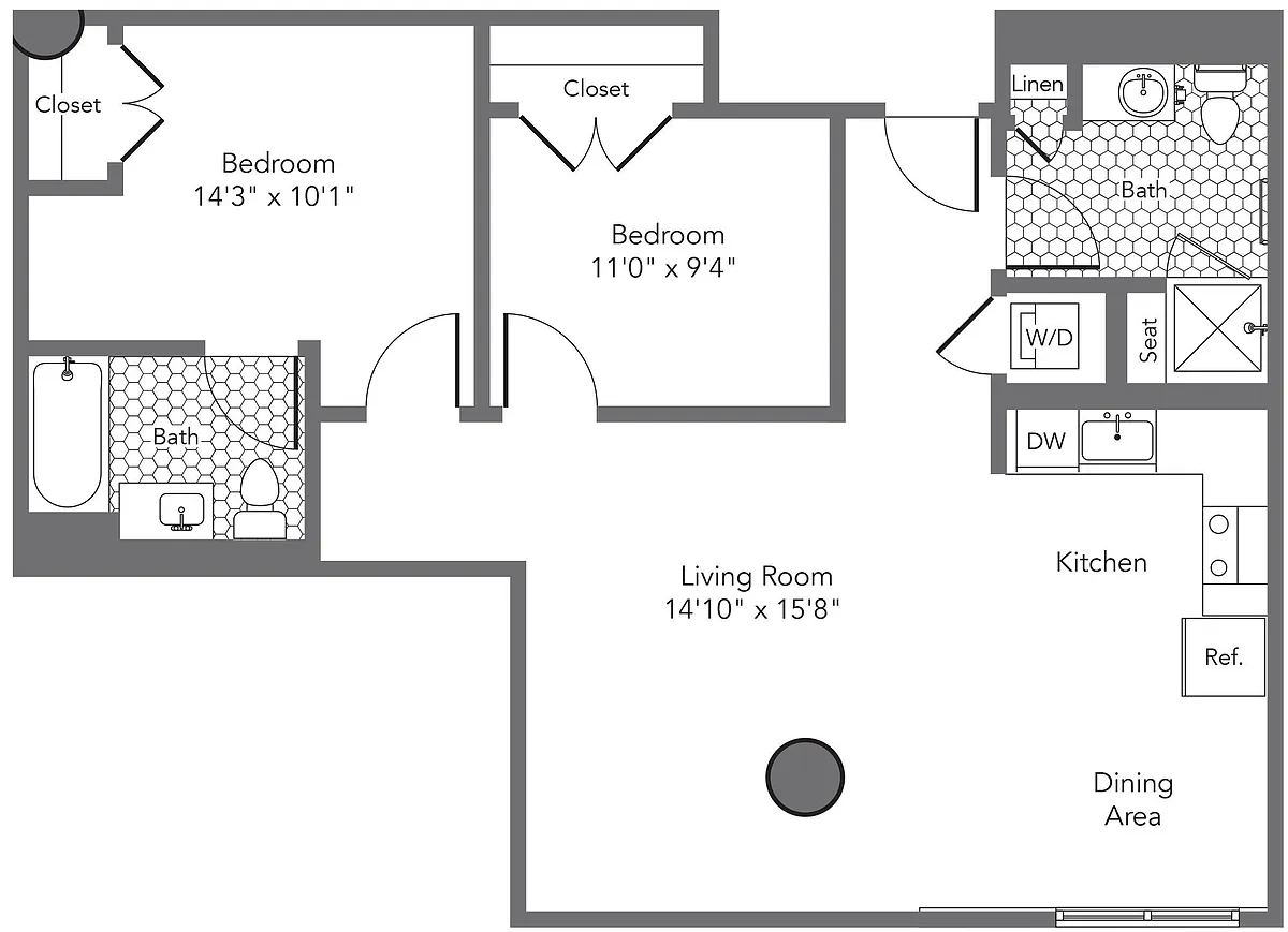 Floor plan 2E