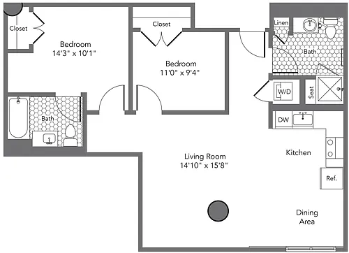 Floor plan 2E