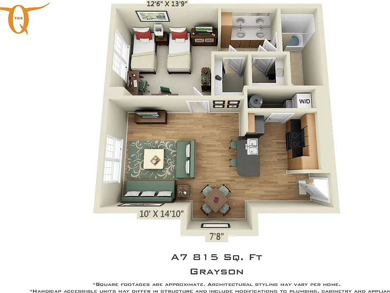 The Quarters Grayson House (Student Housing - Rent by the Bed) — Photo 83