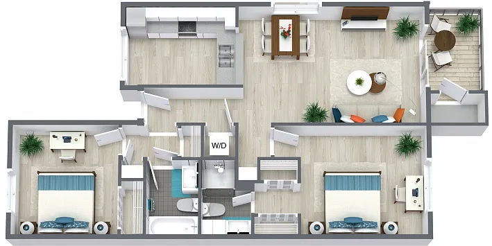 Floor plan Renovated