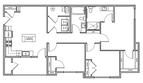 Floor plan 3 Bedroom