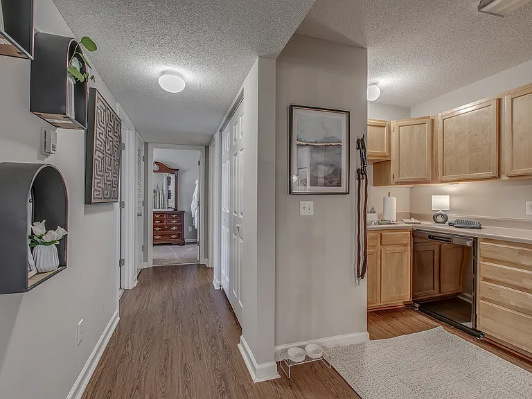 Kitchen + Hallway