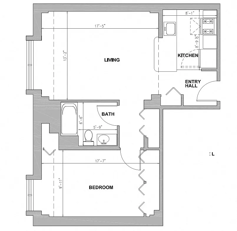 Floor plan JC Rutland Square