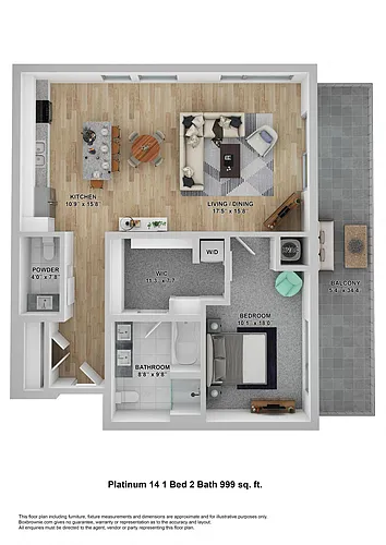 Floor plan Platinum 14