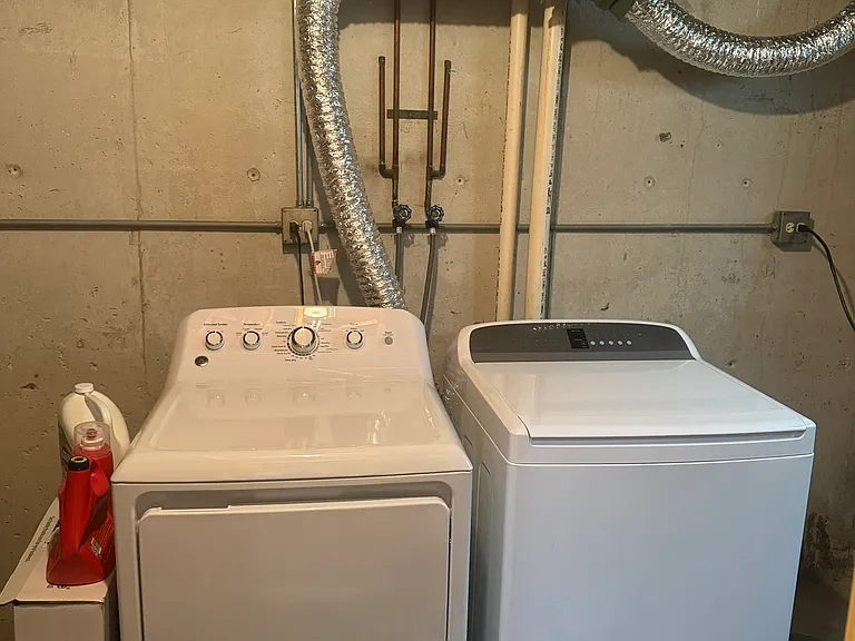 This is the shared laundry room with the landlord