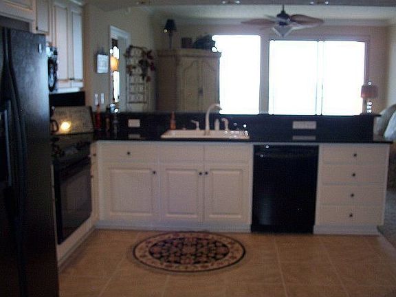 Kitchen has gulf views as well.