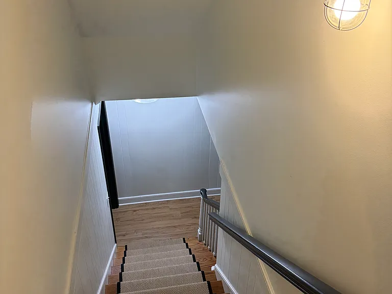 Stairs going down to basement