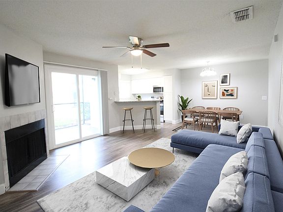 Open Concept Living and Dining Area