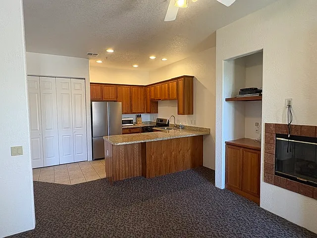 Open concept floor plan