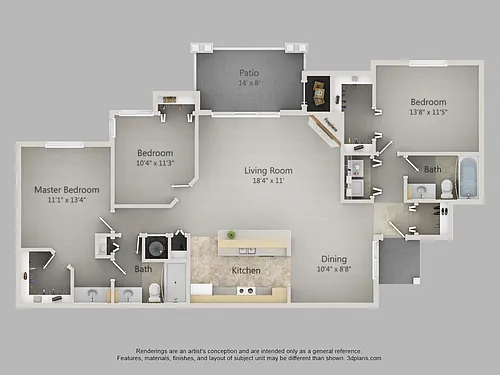 Floor plan The Oak