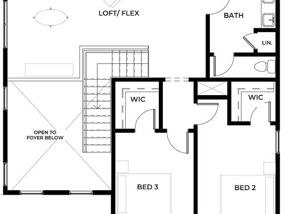 Floor plan, level 2