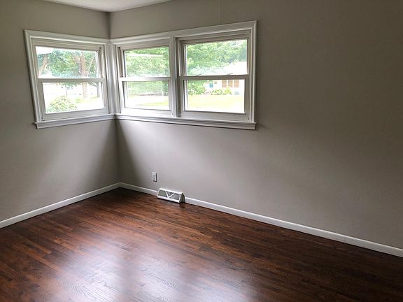 Upstairs bedroom in the front corner of the house.