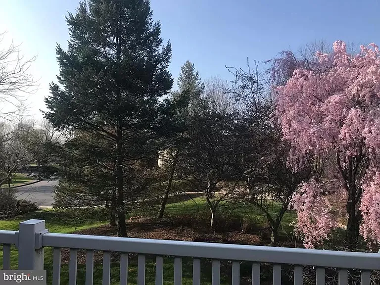 Deck overlooking grounds