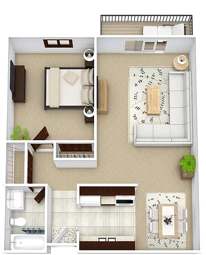 Floor plan The Brittany