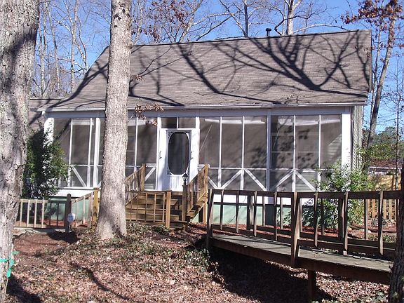 Exterior Screened front porch