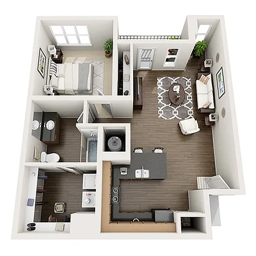 Floor plan Torrey`s Peak
