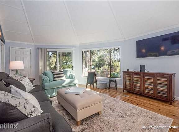 Gather in the lovely living room for movie night!