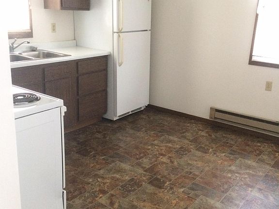 Kitchen is large enough to eat in. Some tenants have also placed a small freezer in the kitchen.