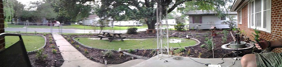 view of our front yard from 