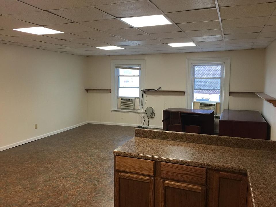 living area and kitchen