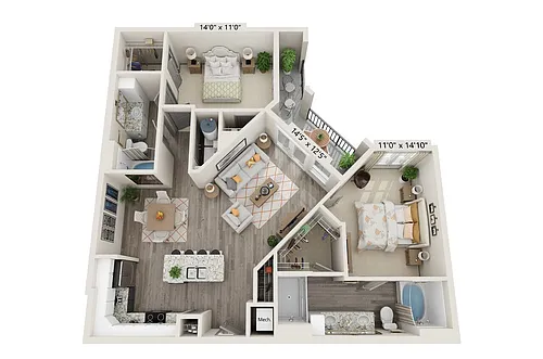 Floor plan C2
