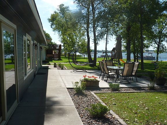 Lake front patio