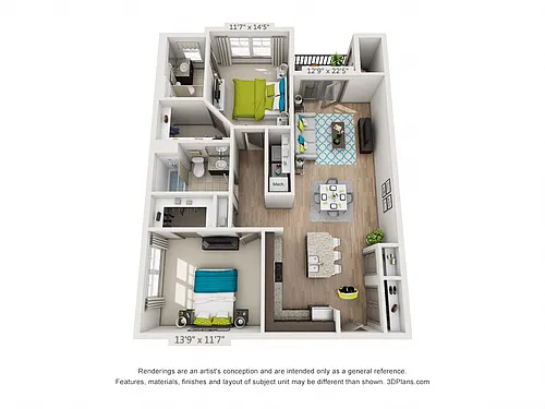 Floor plan LUXE Oak