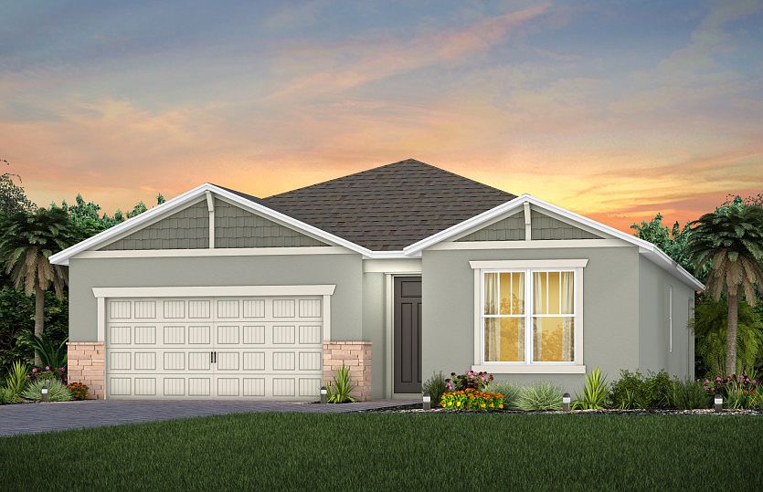 New Home Exterior C1- Craftsman Rare Gray