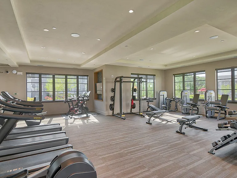 24/7 Technogym fitness center
