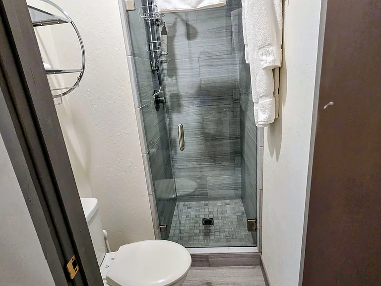 Bath in Bdrm 3 on entry floor