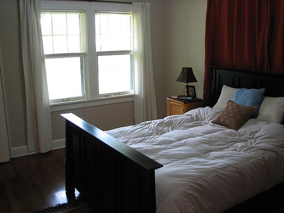 One of two bedrooms