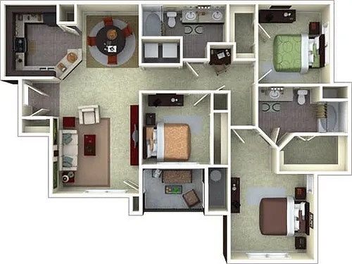 Floor plan 3X2A