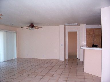Living room looking onto Master Suite